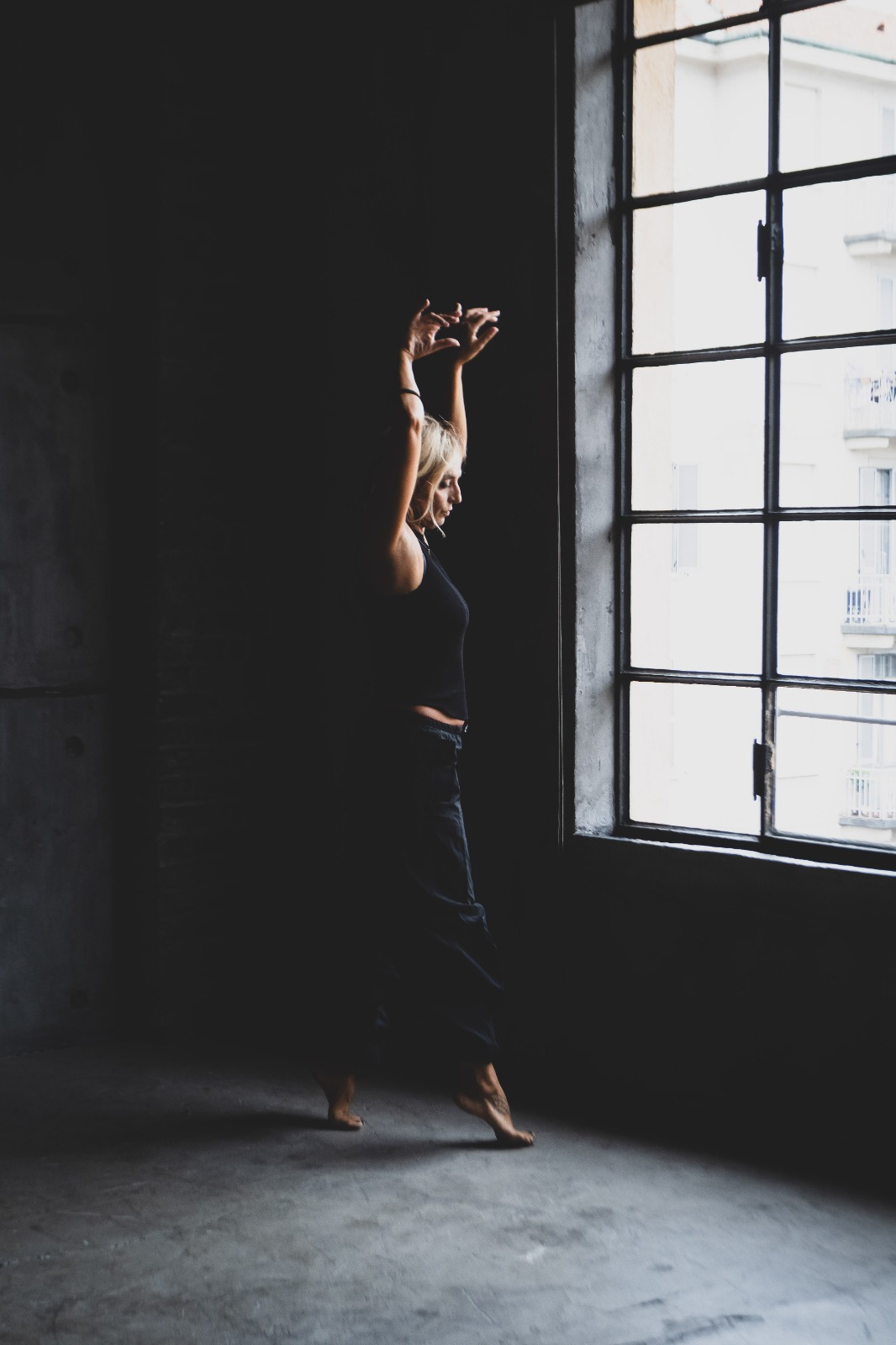 Danzatrice in allenamento