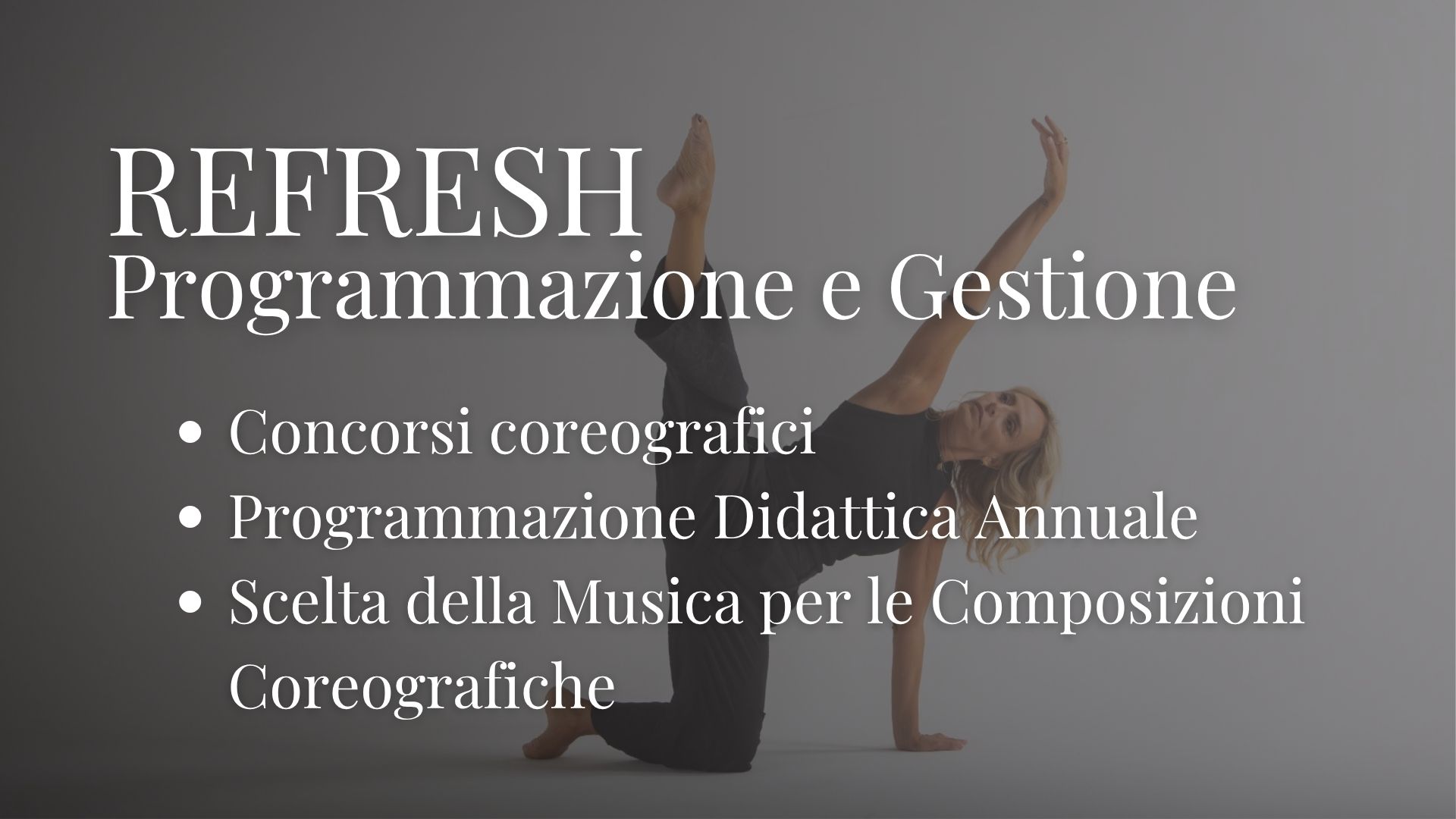 REFRESH – Programmazione e Gestione